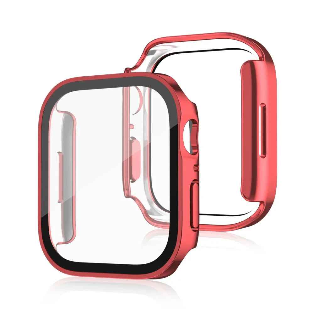 Case for Apple Watch 11, 10, 9, 8, 7, 6, 5, SE Screen Protector Glass+Cover