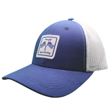 Load image into Gallery viewer, American Navy/White Mesh Trucker