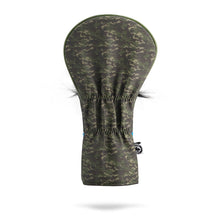 Load image into Gallery viewer, Mustache Sugar Skull - Driver Cover Green Camo