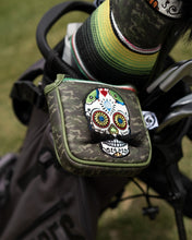 Load image into Gallery viewer, Mustache Sugar Skull - Mallet Putter Cover Green Camo
