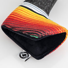 Load image into Gallery viewer, Mustache Sugar Skull - Blade Putter Cover Gray Camo