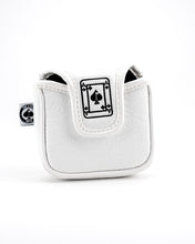 Load image into Gallery viewer, White Out Ace of Spades - Mallet Putter Cover