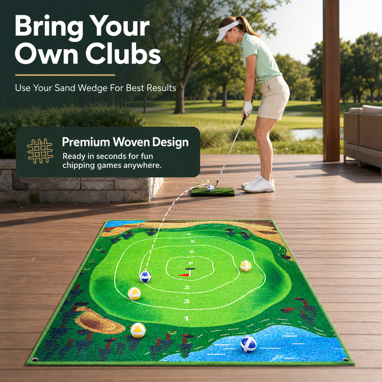 Chip N' Stick Golf Games with Chip N' Stick Golf Balls