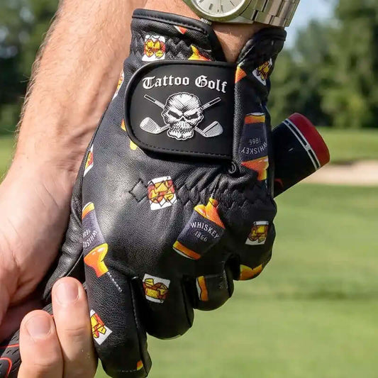 Whiskey Cabretta Leather Men's Golf Glove