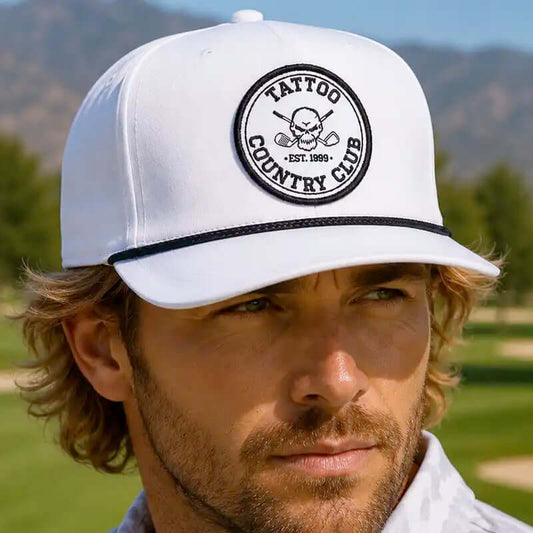Tattoo Country Club Golf Hat (White)