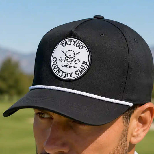 Tattoo Country Club Golf Hat (Black)