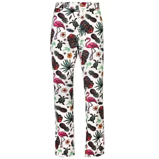 Aloha Hawaiian Cool-Stretch Men's Golf Pants (Tiki)
