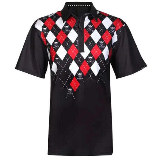 Cool-Stretch Monster Golf Polo Shirt - Black