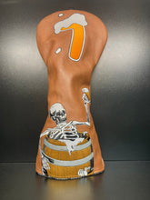 Load image into Gallery viewer, Barrel Drinking Skeleton Magnetic Headcover
