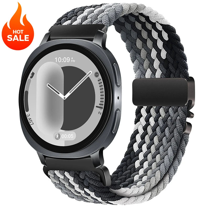 Elastic Woven Nylon Band for Samsung Galaxy Watch 8, 40MM, 44MM, 8 Classic 46MM, Ultra 47MM