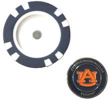 Load image into Gallery viewer, Officially Licensed Auburn Tigers Poker Chip Ball Marker