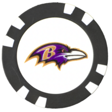 Load image into Gallery viewer, Officially Licensed Baltimore Ravens Poker Chip Ball Marker