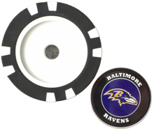 Load image into Gallery viewer, Officially Licensed Baltimore Ravens Poker Chip Ball Marker