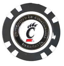 Load image into Gallery viewer, Officially Licensed Cincinnati Bearcats Poker Chip Ball Marker