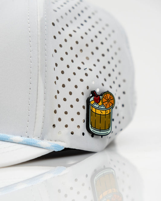 Old Fashioned White - Perforated Rope Hat