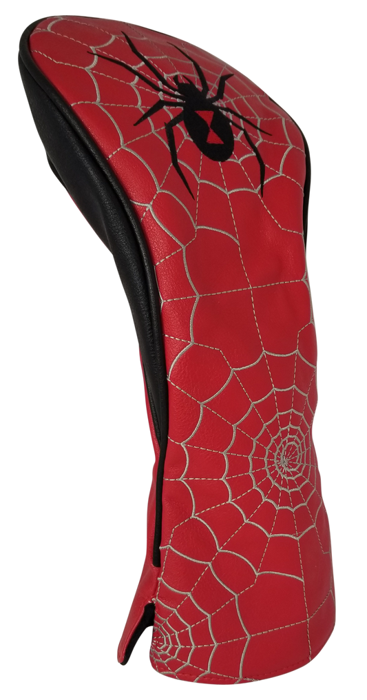 Black Widow Spider Embroidered Driver Headcover by ReadyGOLF