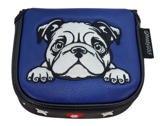 French Bulldog Embroidered Putter Cover by ReadyGOLF - Mallet