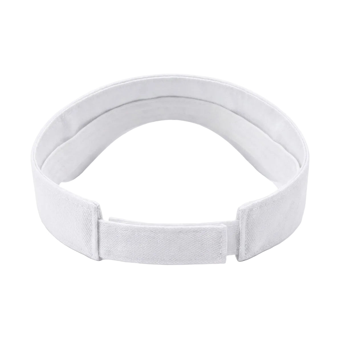 CROWN ATHLETICA /// Embroidered Logo Visor (WHITE)