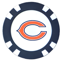 Load image into Gallery viewer, Officially Licensed Chicago Bears Poker Chip Ball Marker
