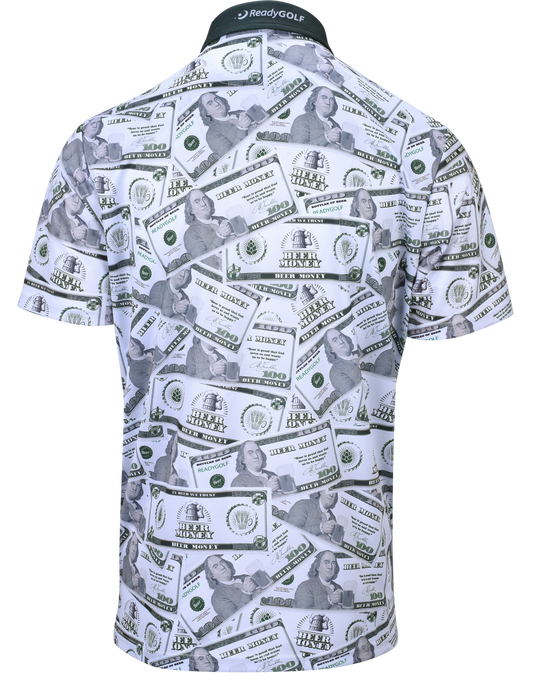 Beer Money Mens Golf Polo Shirt by ReadyGOLF
