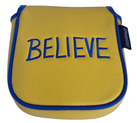 L.A.B. DF2.1 Embroidered Center-Shafted Putter Cover by ReadyGOLF - Believe