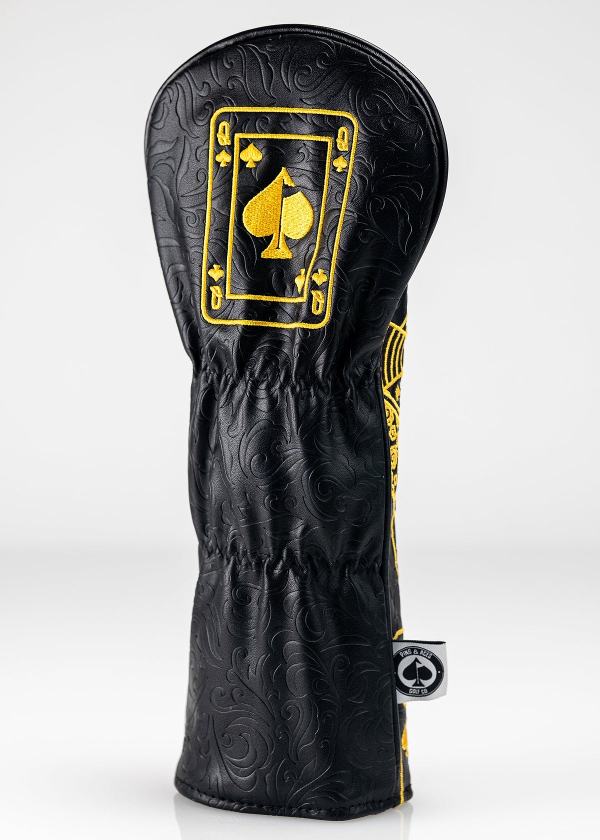 Black/Gold Queen of Spades - Fairway Headcover