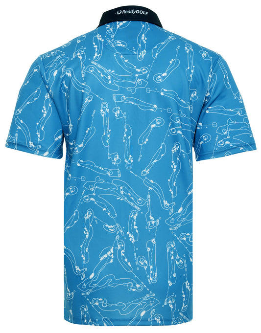 Blueprint Mens Golf Polo Shirt by ReadyGOLF