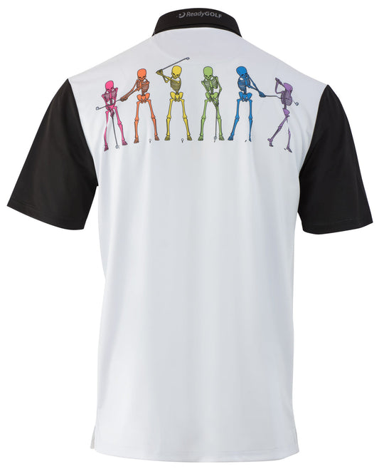 Bones Mens Golf Polo Shirt by ReadyGOLF
