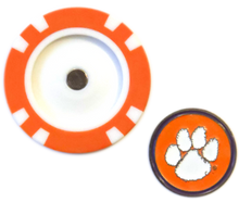 Load image into Gallery viewer, Officially Licensed Clemson Tigers Poker Chip Ball Marker