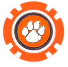 Load image into Gallery viewer, Officially Licensed Clemson Tigers Poker Chip Ball Marker