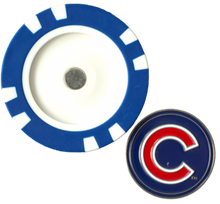 Load image into Gallery viewer, Officially Licensed Chicago Cubs Poker Chip Ball Marker