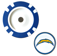 Load image into Gallery viewer, Officially Licensed Los Angeles Chargers Poker Chip Ball Marker