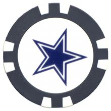 Load image into Gallery viewer, Officially Licensed Dallas Cowboys Poker Chip Ball Marker