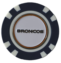 Load image into Gallery viewer, Officially Licensed Denver Broncos Poker Chip Ball Marker