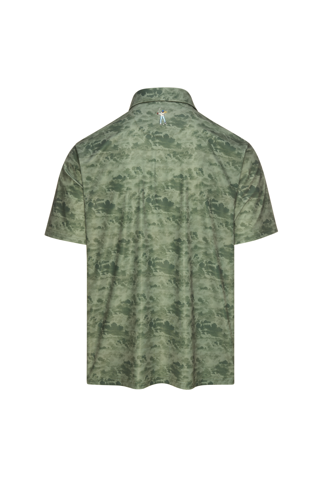 Cloud Print Signature Polo