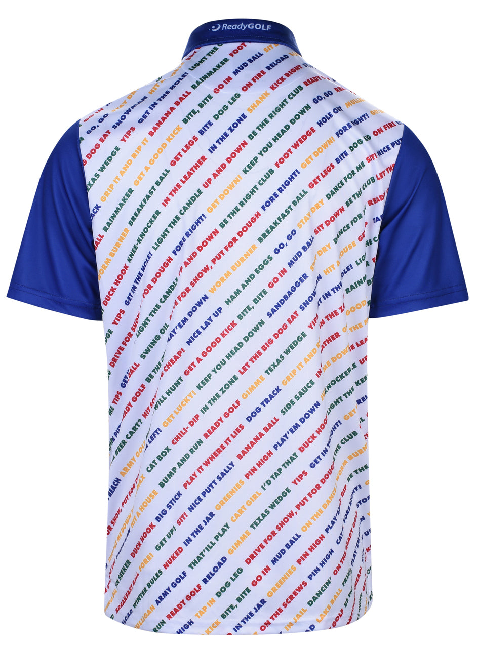 Golf Expressions Mens Golf Polo Shirt by ReadyGOLF
