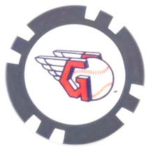 Load image into Gallery viewer, Officially Licensed Cleveland Guardians Poker Chip Ball Marker