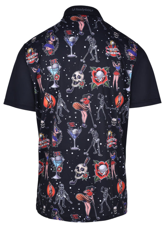 Golf Ink Men's Golf Polo Shirt by ReadyGOLF