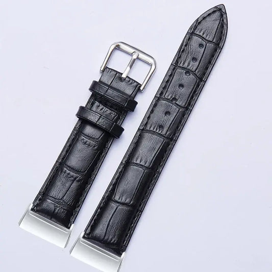 Fitbit Charge 6 5 4 3 Leather Band - Premium Classic Style