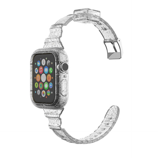 Silicon Apple Watch Band + Case Series 9/8/7/6/5/4/3/2/1 SE
