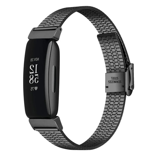 Fitbit Inspire 2, 1 Steel Band - Durable Metal Strap