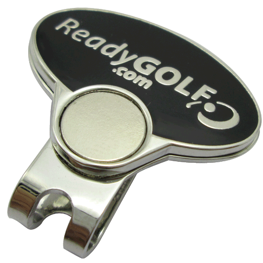 Beach Ball Ball Marker & Hat Clip with Crystals by ReadyGOLF
