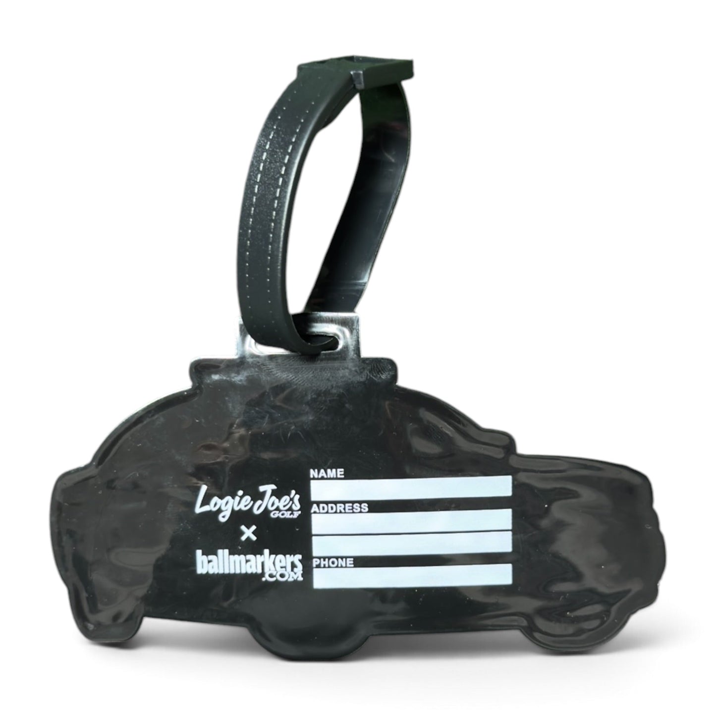 Police Car Clip-On Tag | Multi-Use Bag Tag, Travel Tag, Golf Accessory