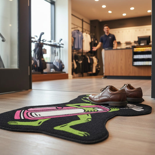 Alien Caddy | Golf Shop Mat | Golf Accessory