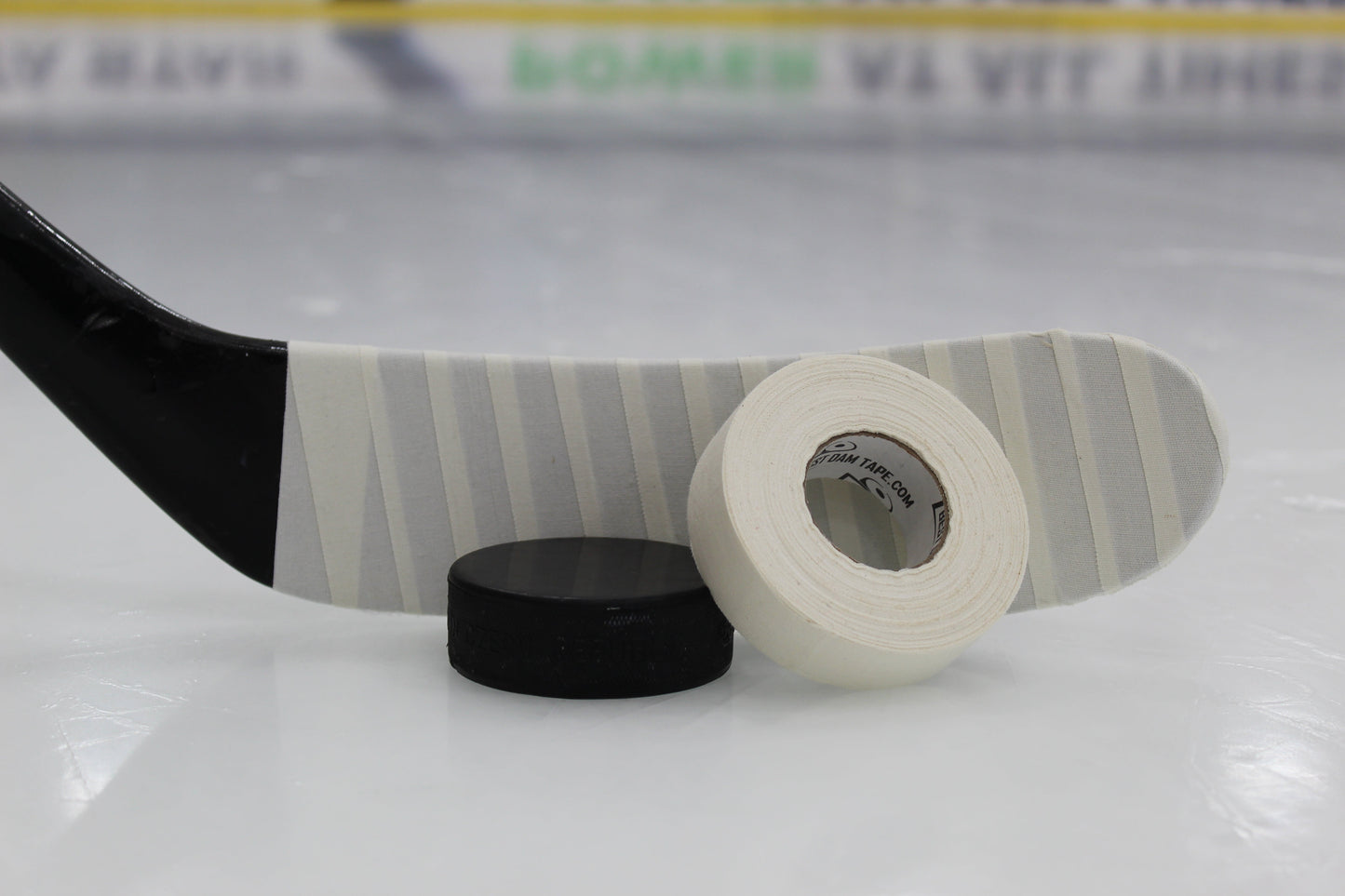 Best Dam Cloth Hockey Tape – White 3 Pack (1" x 82 ft)