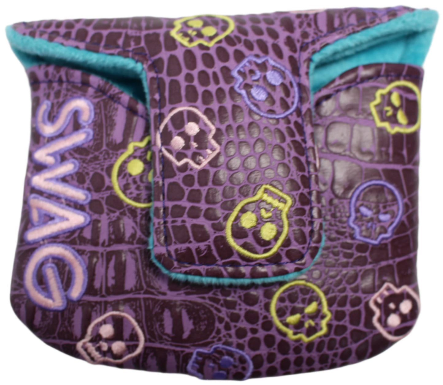 Swag Golf - Pastel Purple Skull Mallet Putter Headcover *opened, no bag*