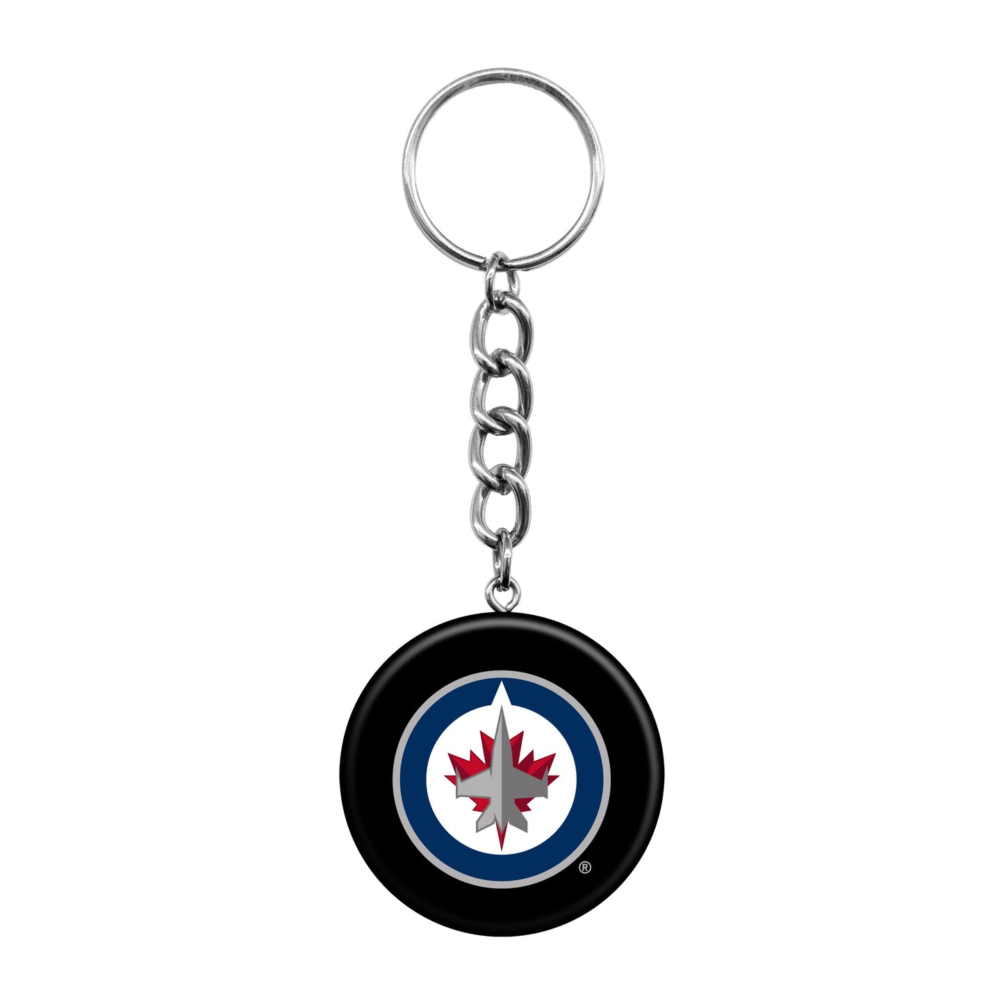 Winnipeg Jets Mini Hockey Puck Keychain