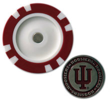 Load image into Gallery viewer, Officially Licensed Indiana Hoosiers Poker Chip Ball Marker