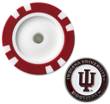 Load image into Gallery viewer, Officially Licensed Indiana Hoosiers Poker Chip Ball Marker