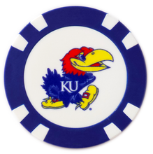Load image into Gallery viewer, Officially Licensed Kansas Jayhawks Poker Chip Ball Marker